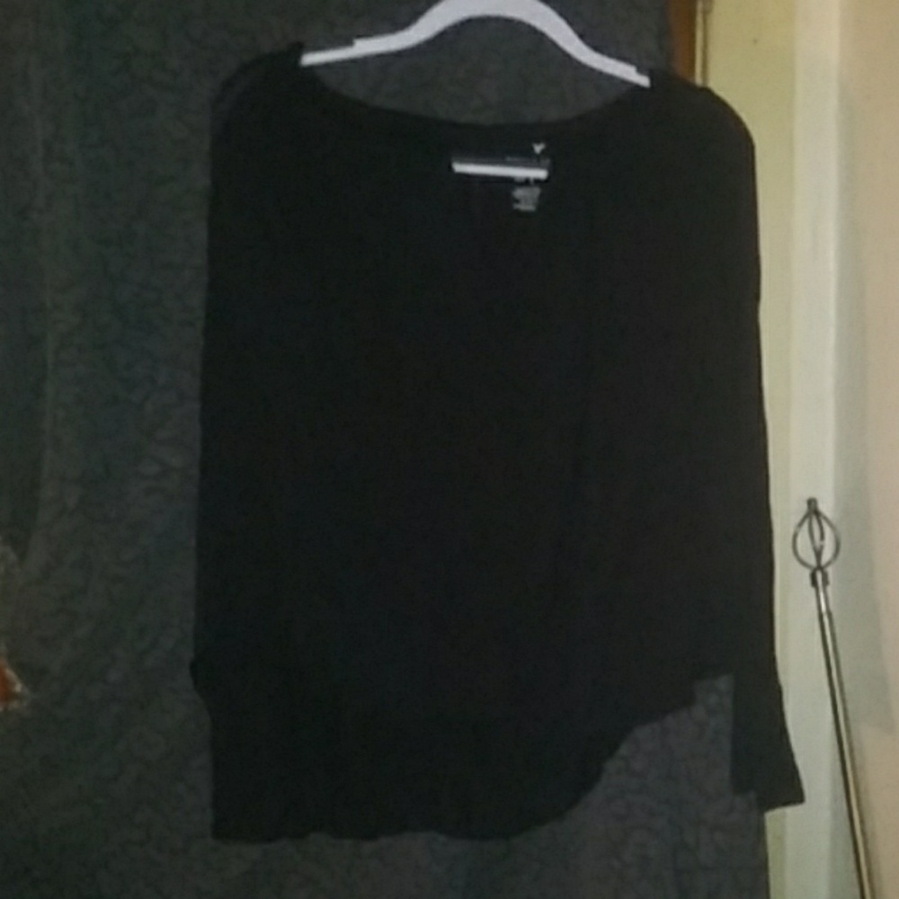 Black tunic top